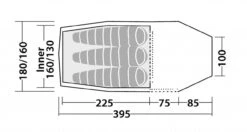 Robens Voyager 3EX -Trail Outfitters Shop 130264 Voyager 3EX Drawing Floorplan3 1280x1280