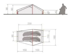 VAUDE Lizard Seamless 1-2P -Trail Outfitters Shop 14417 g 1280x1280