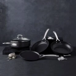 Le Creuset Toughened Nonstick Saute Pan -Trail Outfitters Shop 51110260010202 51106240010002 51101300010202 LS00001 1280x1280
