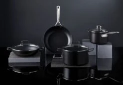 Le Creuset Toughened Nonstick Saucepan Set With Glass Lid -Trail Outfitters Shop 51111240010502 51108160010302 51107240010502 LS00001 1280x1280