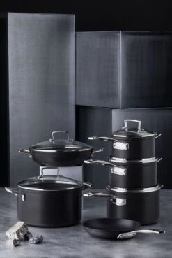 Le Creuset Toughened Nonstick 3-piece Saucepan Set -Trail Outfitters Shop 51111240010502 51803000010002 51107240010502 LS00001 1280x1280