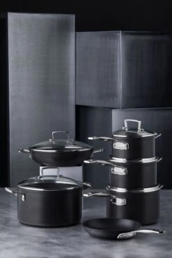 Le Creuset Toughened Nonstick 3-piece Saucepan Set -Trail Outfitters Shop 51111240010502 51803000010002 51107240010502 LS00002 1280x1280