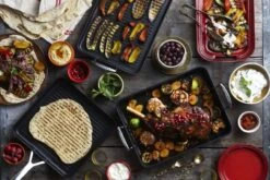 Le Creuset Toughened Nonstick Ribbed Rectangular Grill -Trail Outfitters Shop 52102230010102 52104350010101 52107350010101 LS00001 1280x1280 1