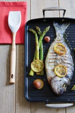 Le Creuset Toughened Nonstick Ribbed Rectangular Grill -Trail Outfitters Shop 52107350010101 LS00002 1280x1280