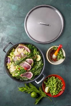 Le Creuset Classic Stainless Steel Nonstick Rondeau Pan 8 Le Creuset Classic Stainless Steel Nonstick Rondeau Pan -Trail Outfitters Shop 96102830000000 LS00001 1280x1280