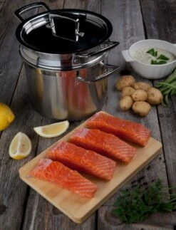 Le Creuset Classic Classic Stainless Steel Pasta Pot With Colander Insert -Trail Outfitters Shop 96200520001000 LS00001 1280x1280