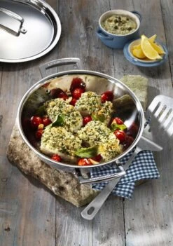 Le Creuset Classic Stainless Steel Rondeau Pan -Trail Outfitters Shop 96202830001000 LS00001 1280x1280