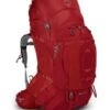 Osprey Ariel Plus 85 -Trail Outfitters Shop Ariel Plus 85 S21 Side Black Carnelian Red web 1280x1280