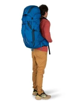 Osprey Exos 58 -Trail Outfitters Shop Exos 58L S22 OnBody2 BlueRibbon 1280x1280